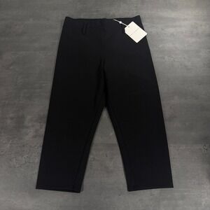 Maria McManus Capri Pant Women M Black High Waisted Biodegradable Nylon NEW $350